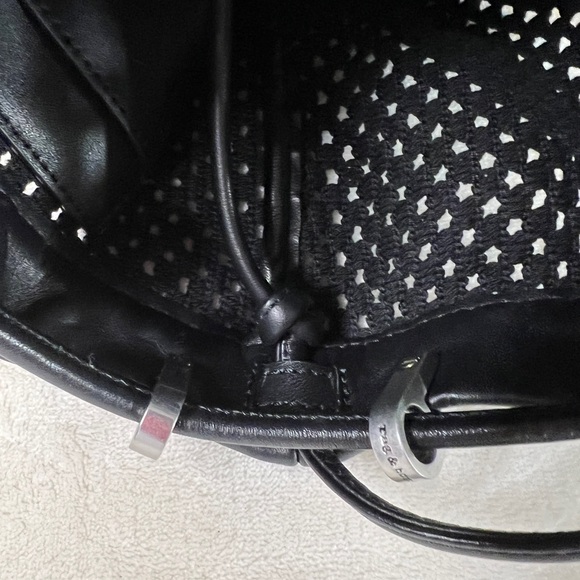 đź’š Rag & Bone Leather TrimBucket Bagđź©·đź’šđź©· - Picture 15 of 16